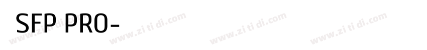 叫SFP PRO字体转换